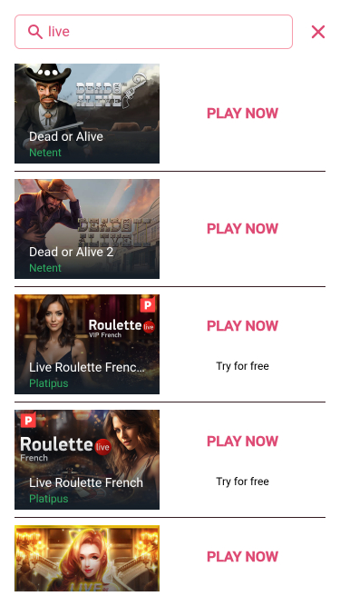 Casino mobile Lady Linda avec croupier en direct