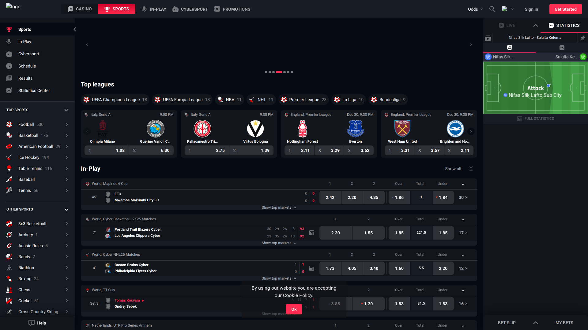 Lamabet Casino Sports sur ordinateur