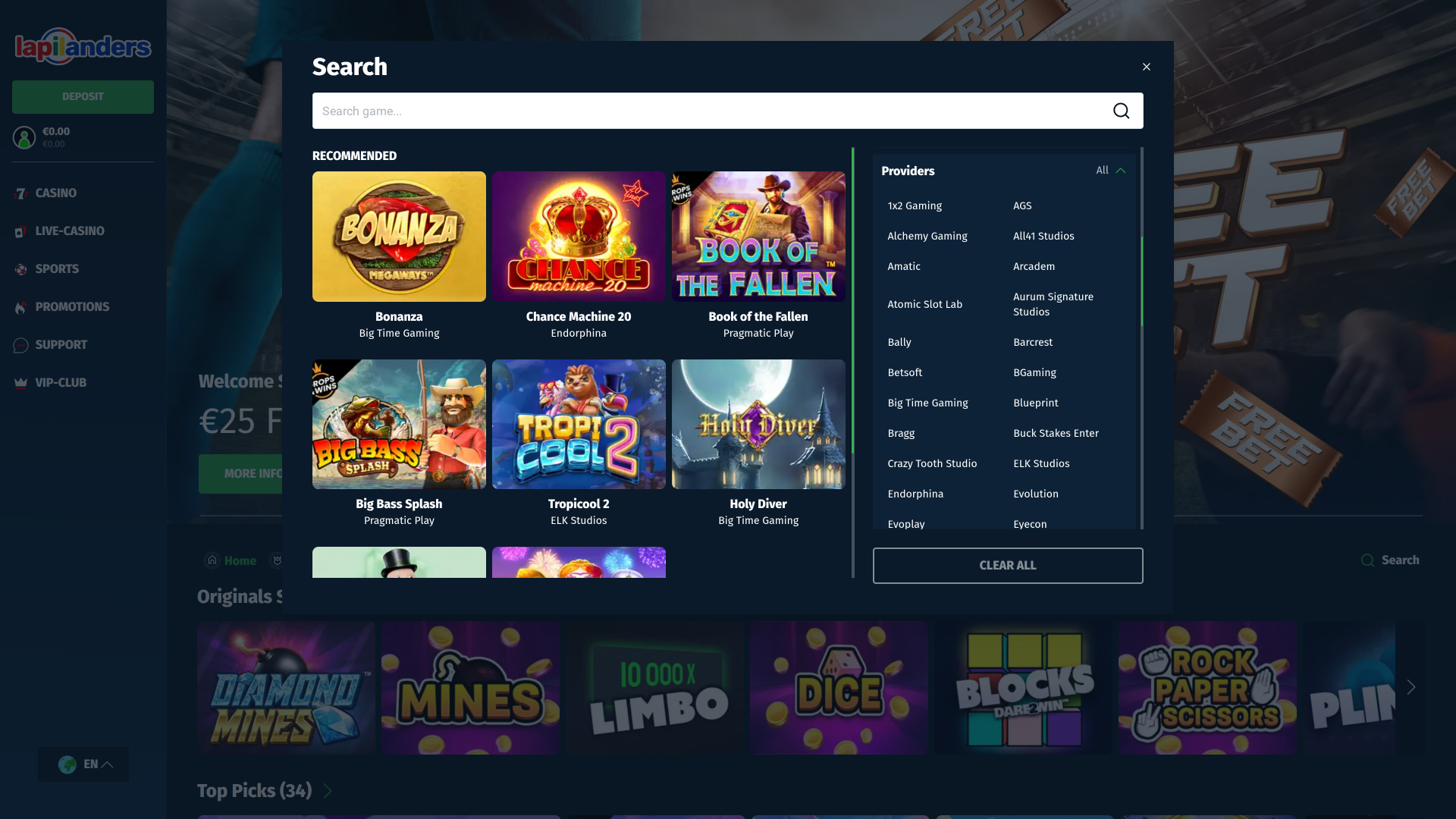 Développeurs de jeux de casino pour ordinateur Lapilanders
