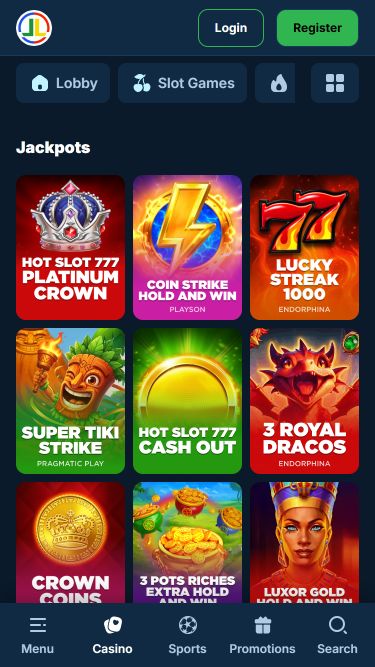Lapilanders Casino Mobile Jackpot