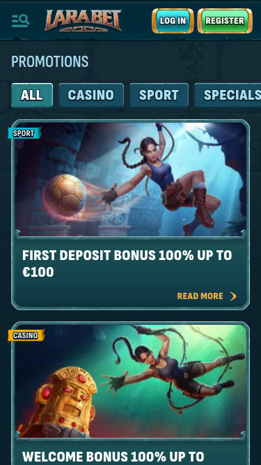 Larabet Casino Mobile-Aktionen