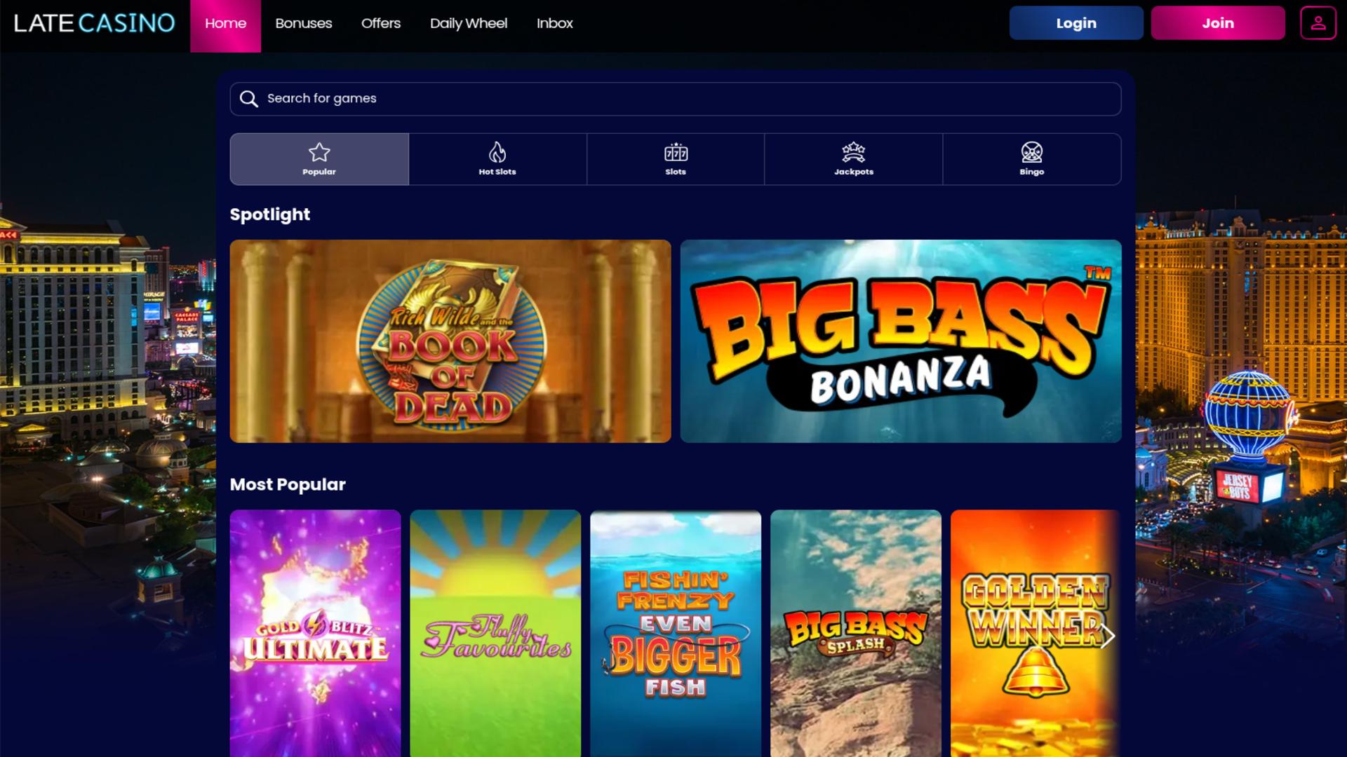 Jeux de casino sur ordinateur tardifs