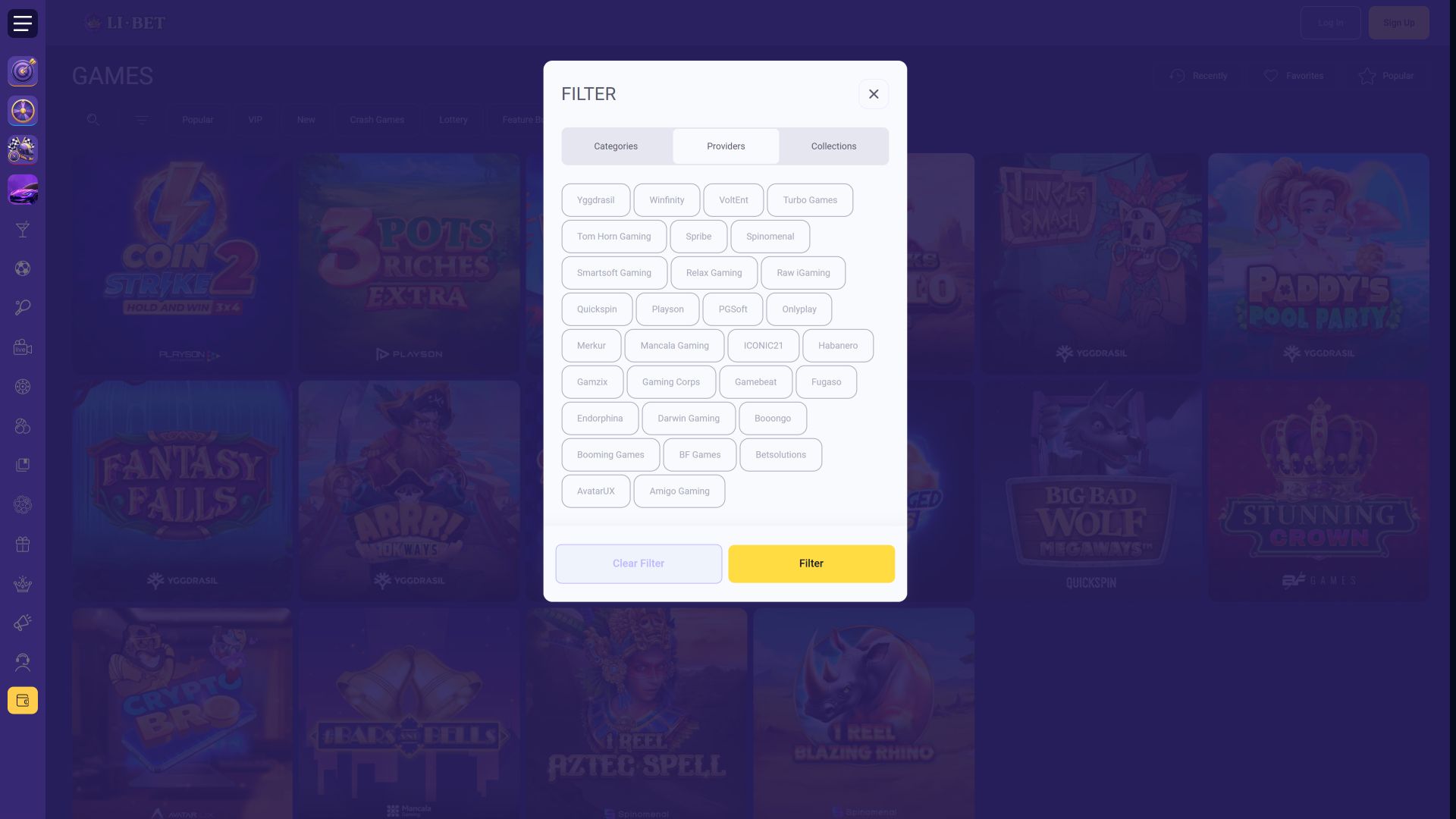 Разработчики настольных игр для казино Li Bet