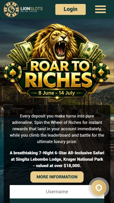 Акции мобильного казино Lion Slots