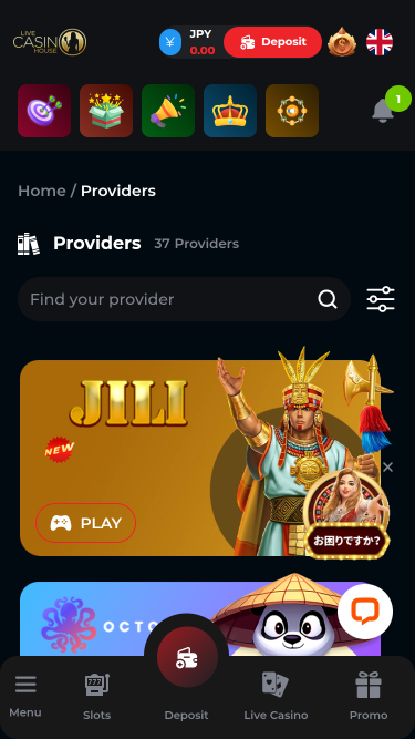 Desarrolladores de juegos móviles de Live Casino House