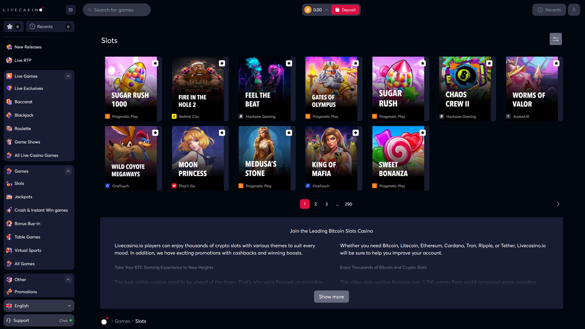 Игры Livecasino для настольных компьютеров