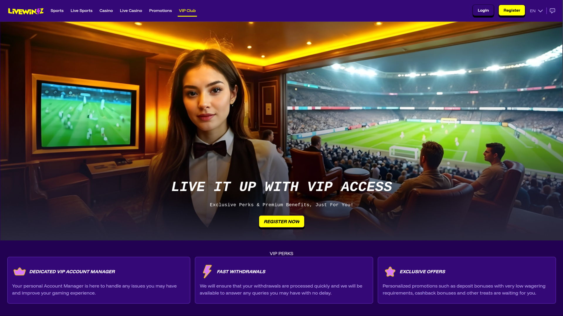 Programme VIP du casino LiveWinz