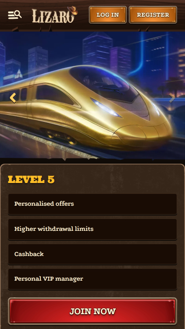 VIP-программа казино Lizaro