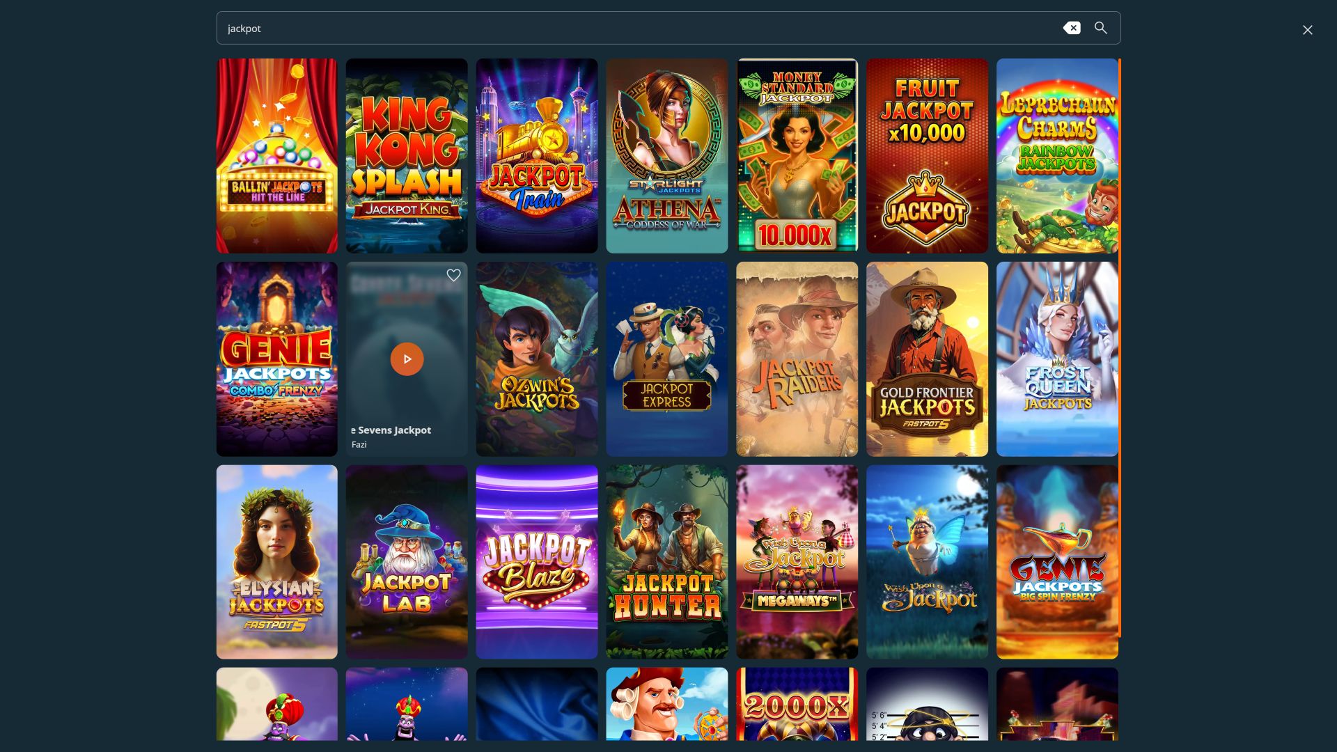 Jackpot de bureau du casino Locowin