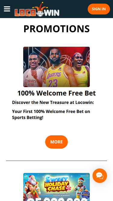 Promozioni per dispositivi mobili del casinò Locowin