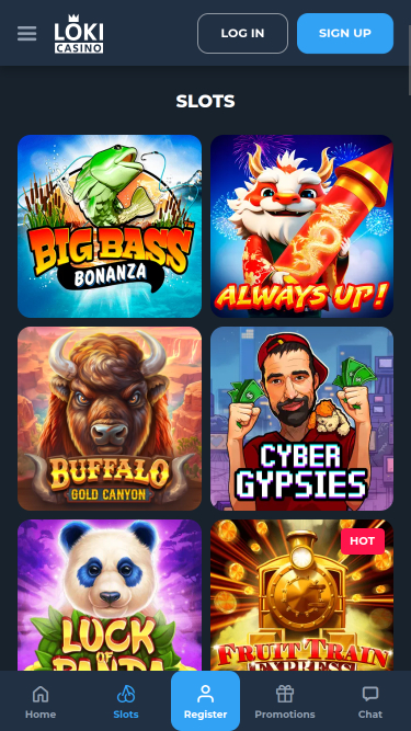 Мобильные игры казино Loki