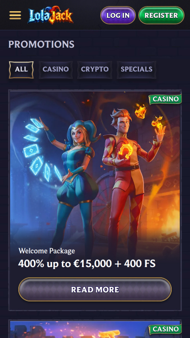 Promozioni del casinò LolaJack