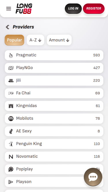 Sviluppatori di giochi da casinò LongFu88