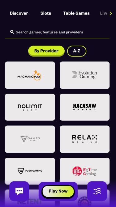 Мобильная страница разработчиков игр казино Lonkero