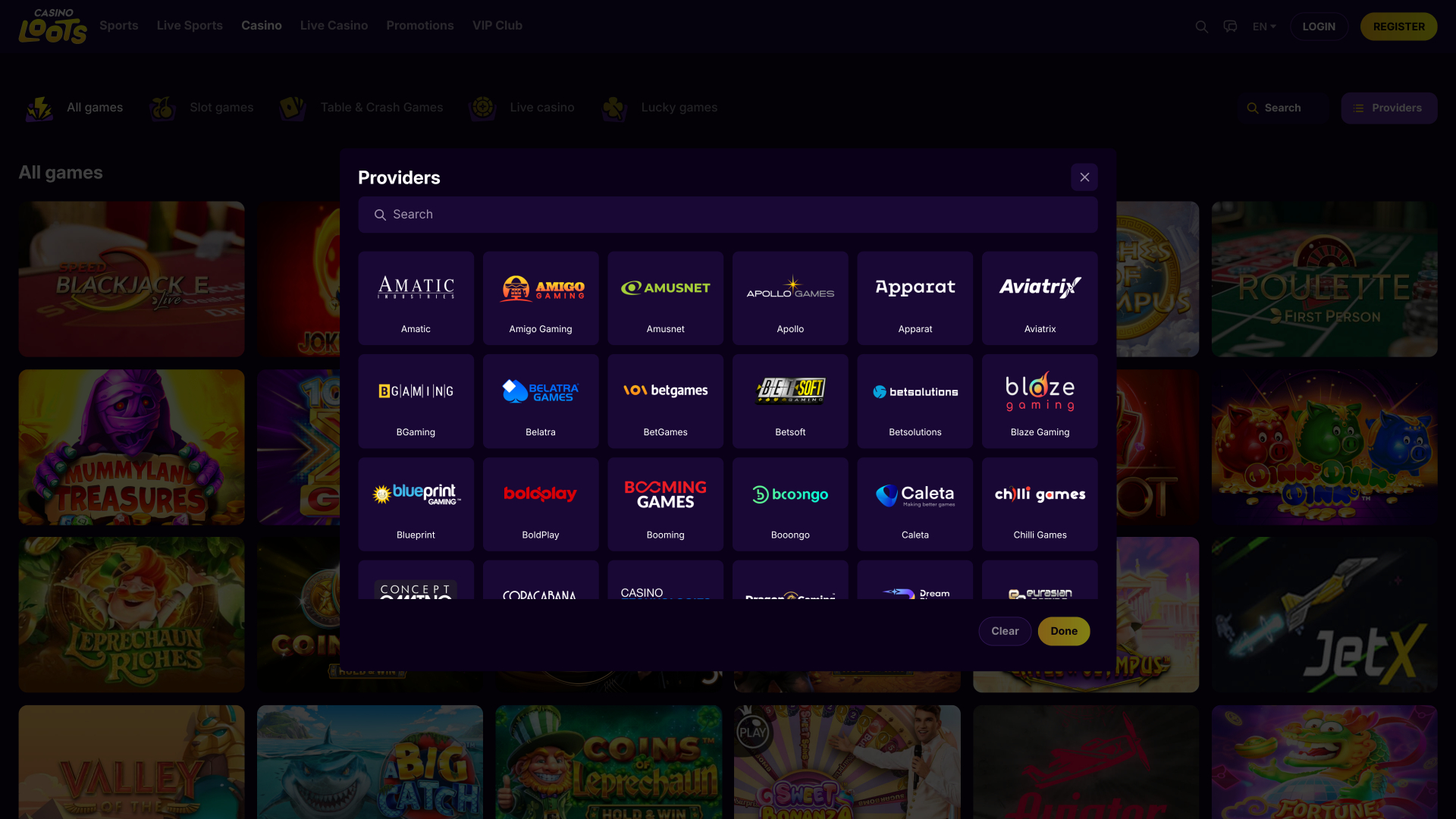 Sviluppatori del gioco Casino Loots