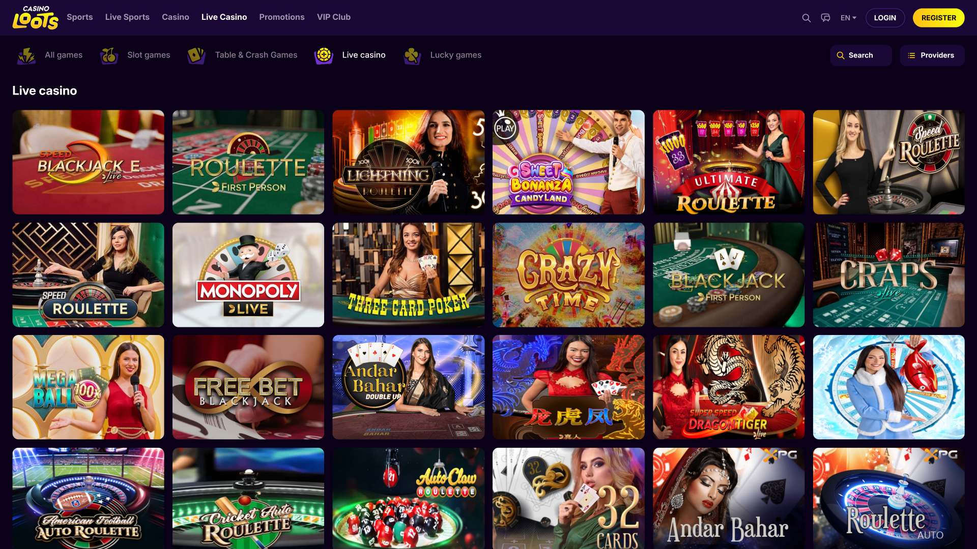 Casino Loots Live Dealer