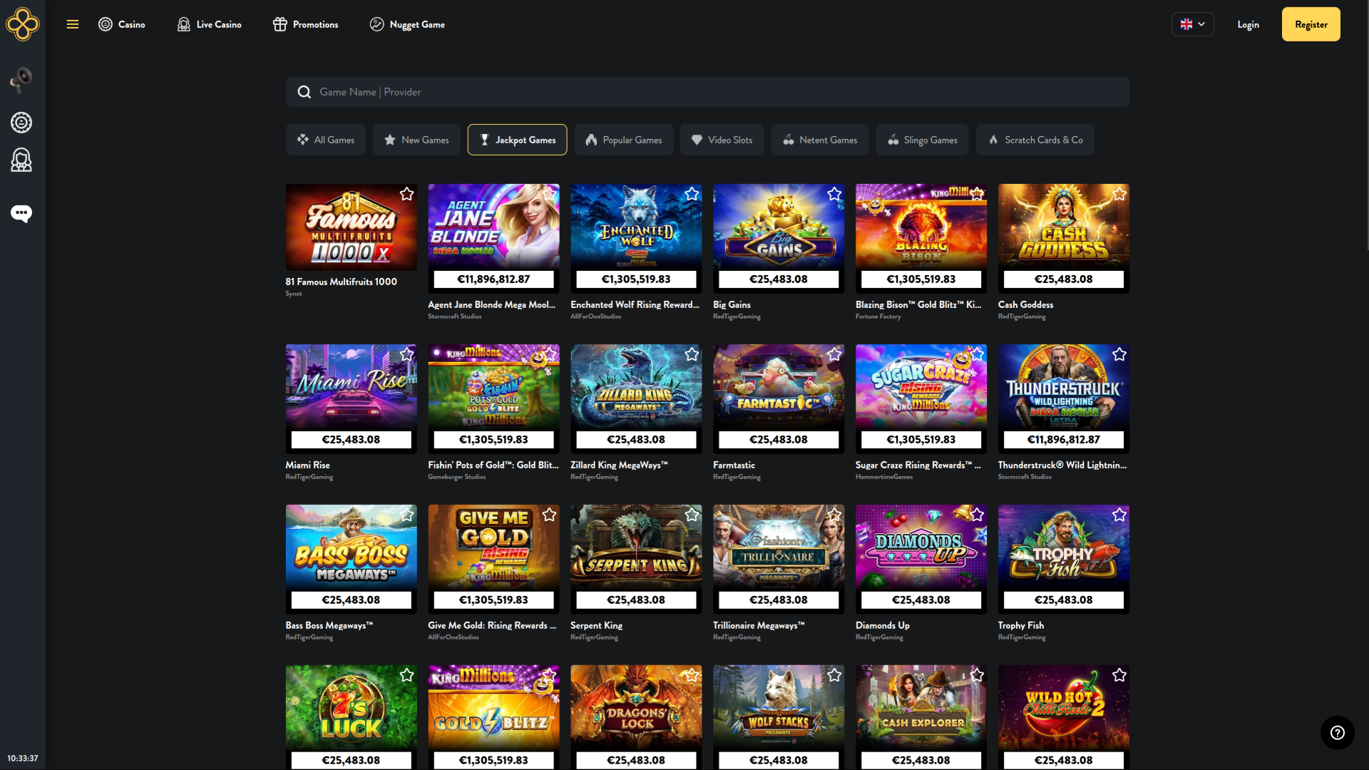 Lopoca Casino Desktop Jackpot