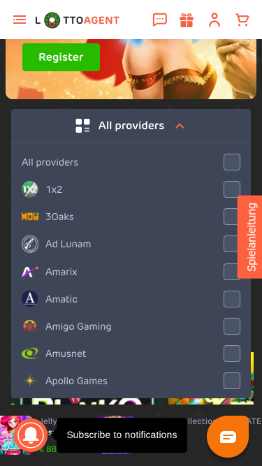 Sviluppatori di giochi per dispositivi mobili Lotto Agent
