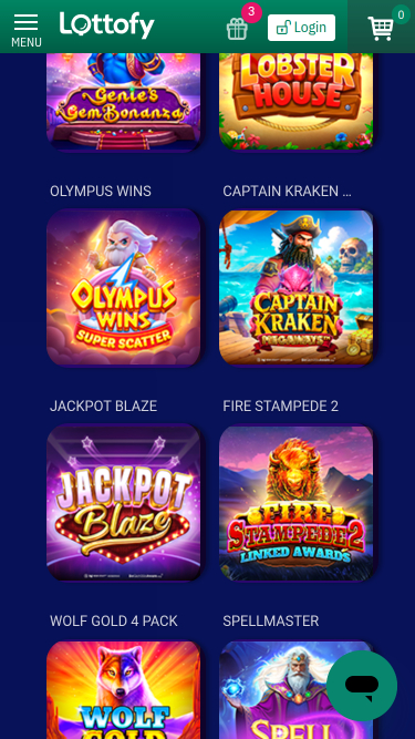 Jackpot mobile du casino Lottofy