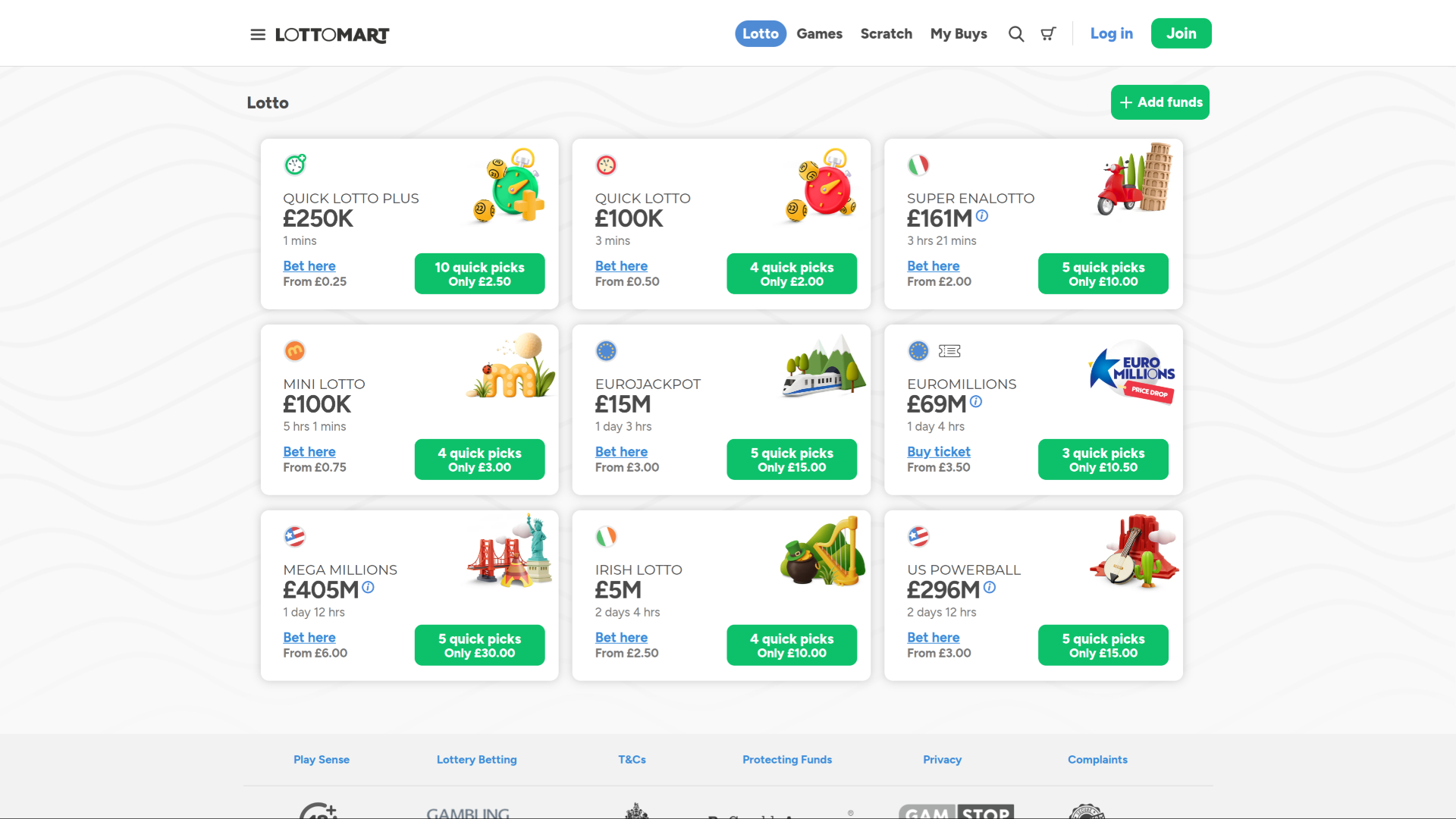 Lotto da tavolo del casinò Lottomart