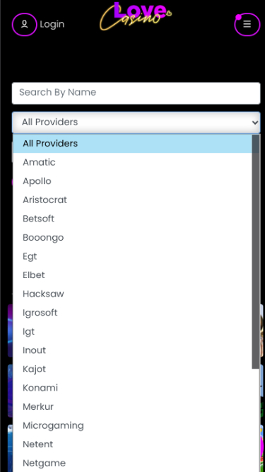 Développeurs du jeu mobile Lovecasino