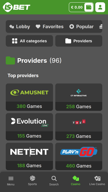 Développeurs de jeux mobiles pour casino LSbet