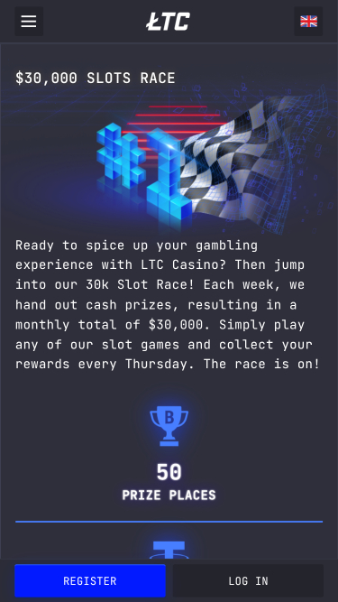 Promotions mobiles du casino LTC