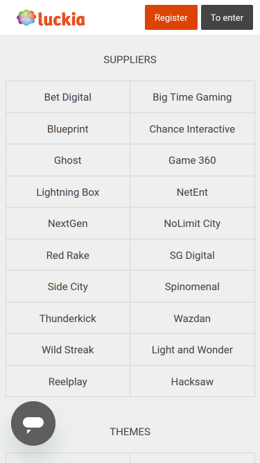Luckia Casino Mobile Game Developers