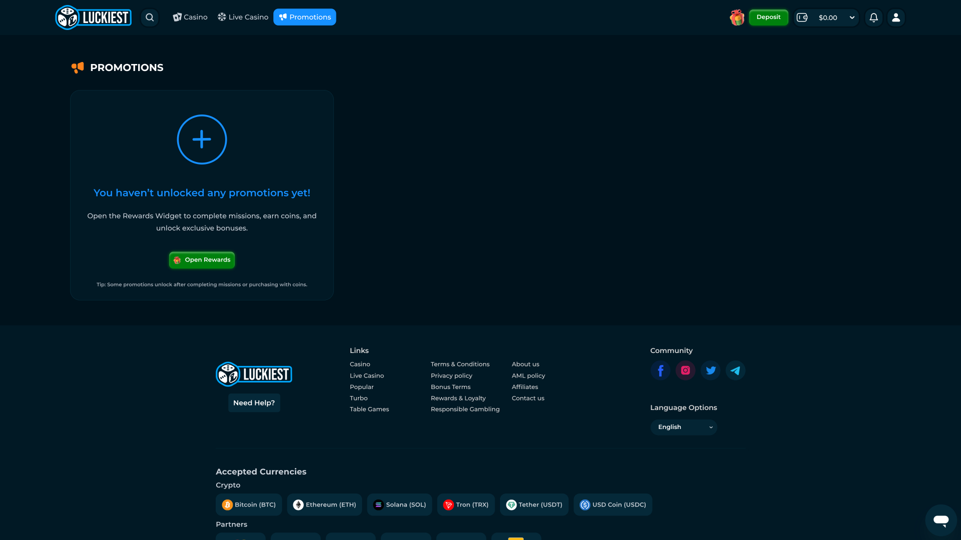 Promociones de escritorio más afortunadas