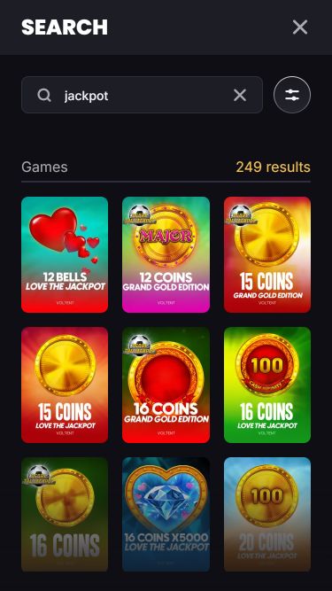 Jackpot móvil del casino Lucky Block