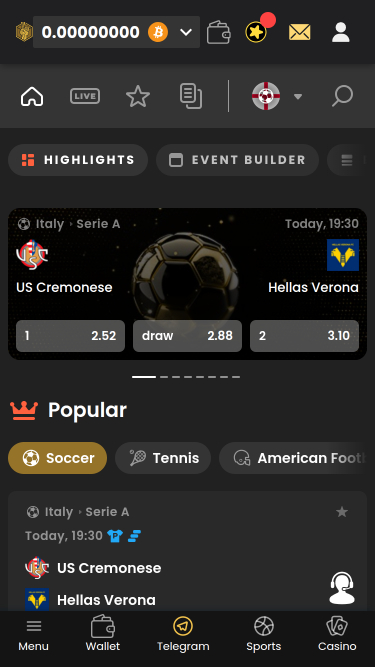 Lucky Block Casino Mobile Sports