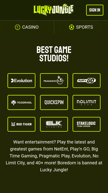 Développeurs du jeu mobile Lucky Jungle