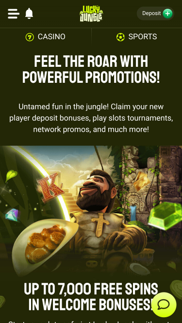 Promotions mobiles Lucky Jungle