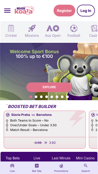 Lucky Koala Mobile Sports