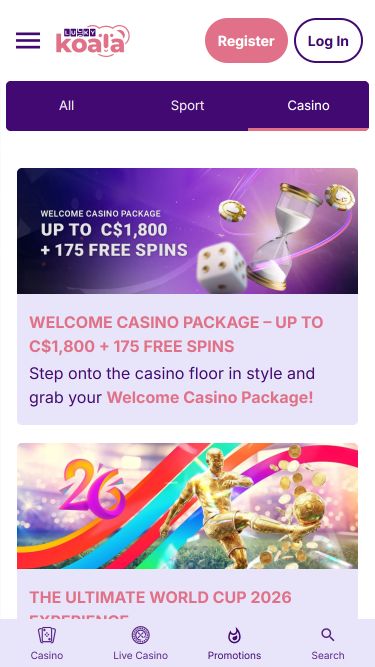 Lucky Koala Mobile Promotions