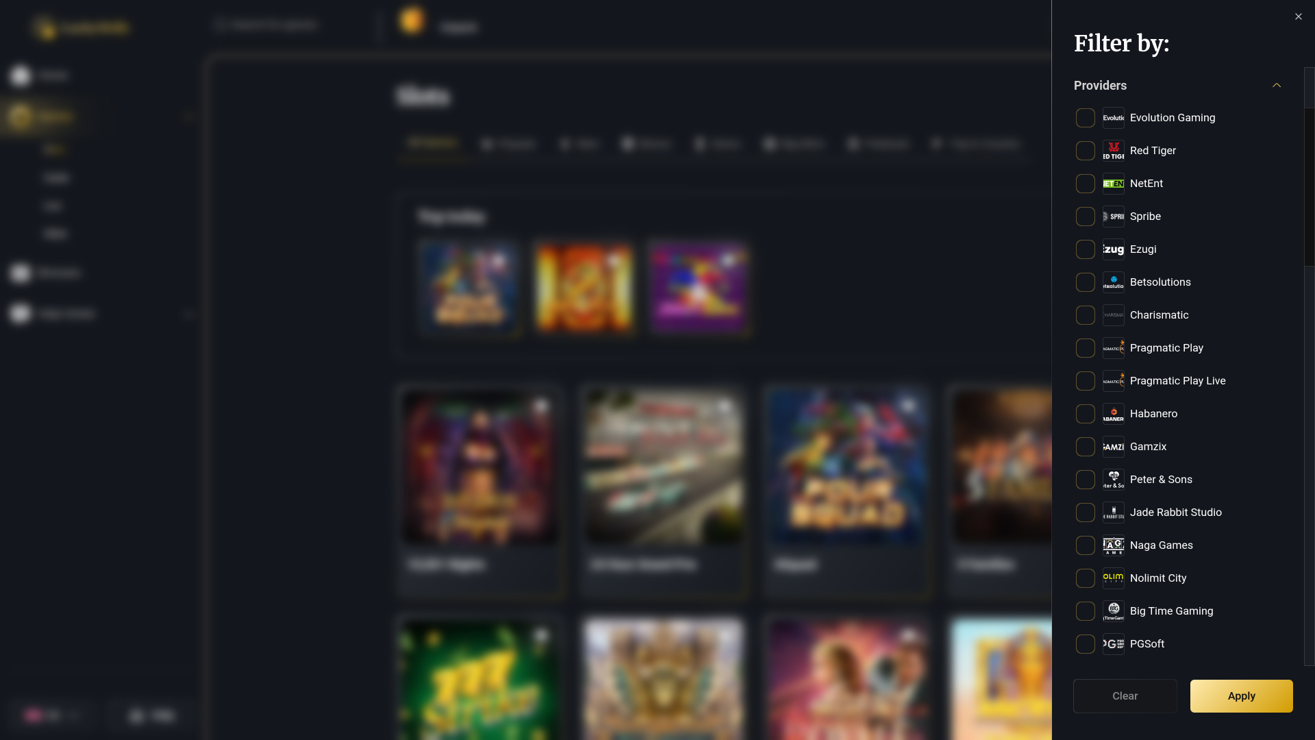 Développeurs du jeu de casino Lucky Wells pour ordinateur