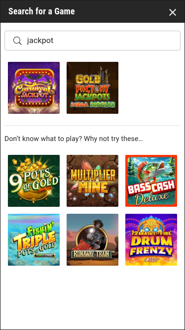 Jackpot mobile del casinò Lucky247