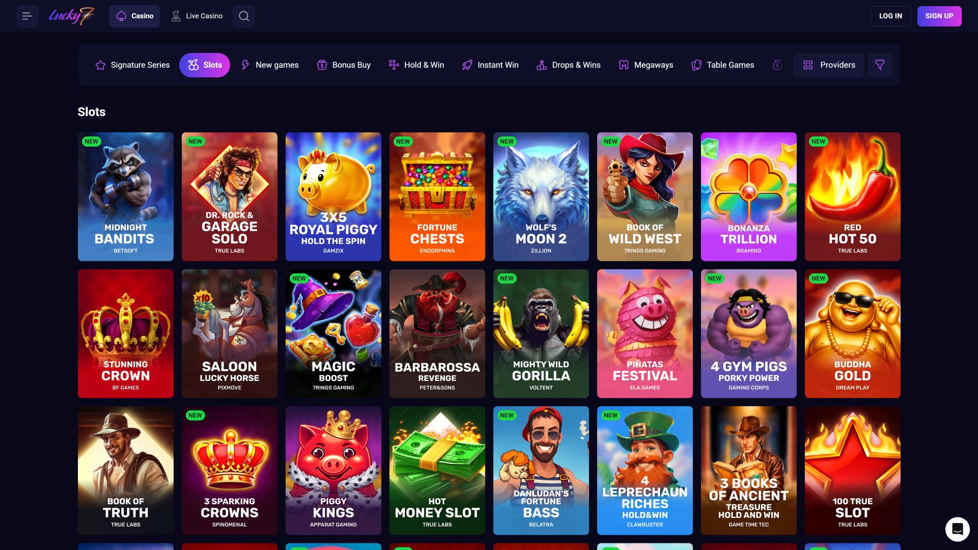 Jeux de bureau Lucky7even