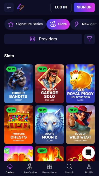 Jeux mobiles Lucky7even
