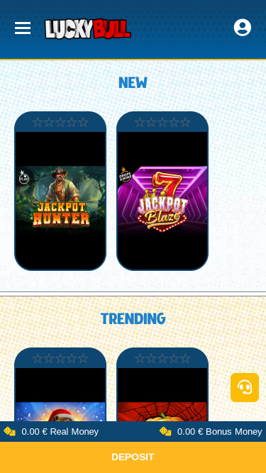 Jackpot mobile du casino Luckybull