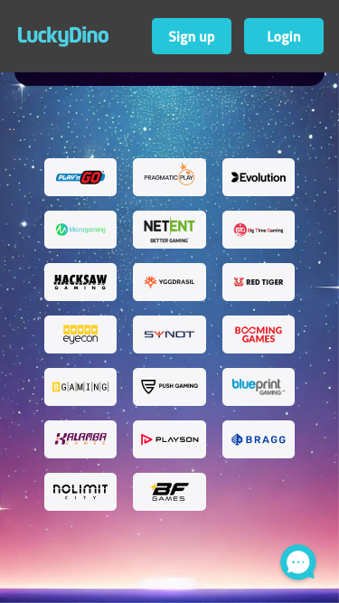 Développeurs du jeu mobile Luckydino Casino
