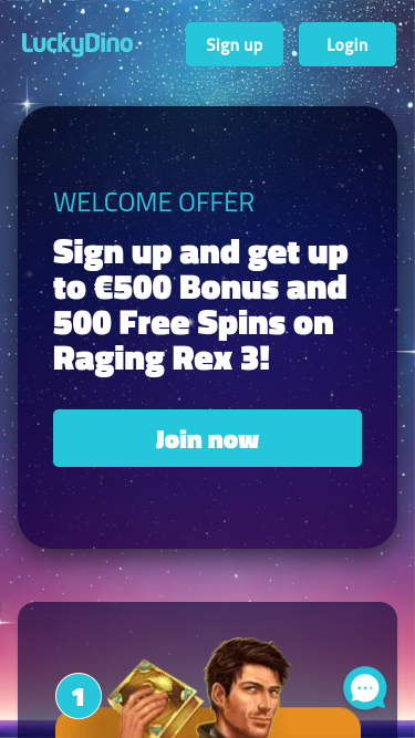 Promotions mobiles du casino Luckydino