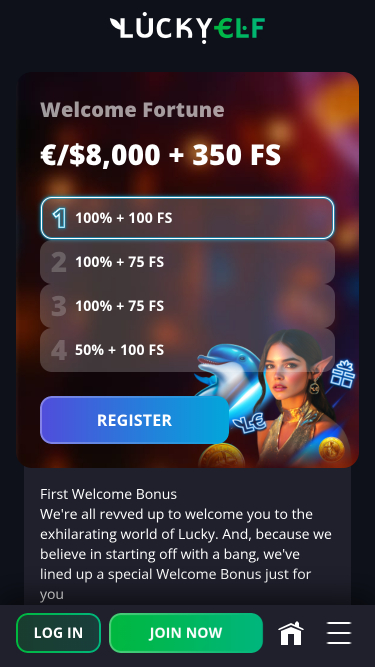 Luckyelf Casino Mobile Promotions