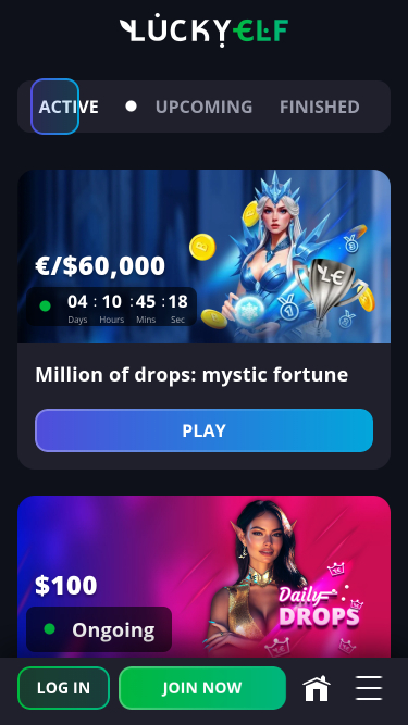 Luckyelf Casino Mobile Tournaments