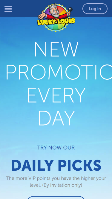 Promociones móviles del Casino LuckyLouis