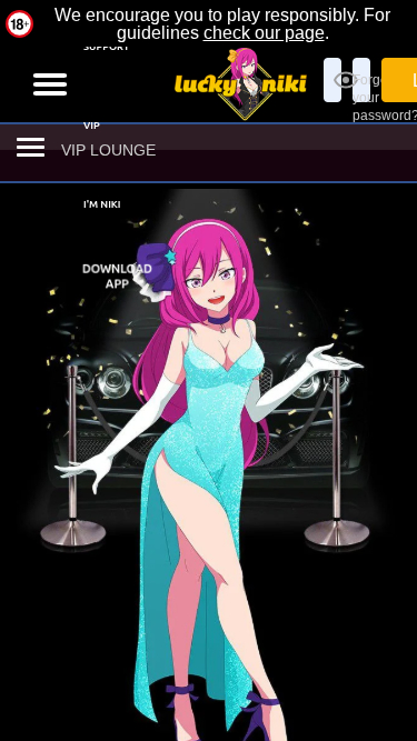 Programme VIP mobile du casino Lucky Niki