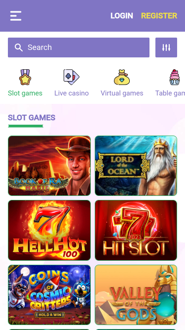 Мобильные игры казино Lucys