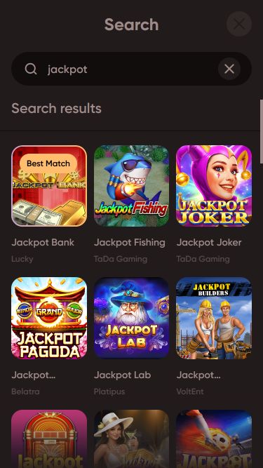 Jackpot móvil de Ludios Casino