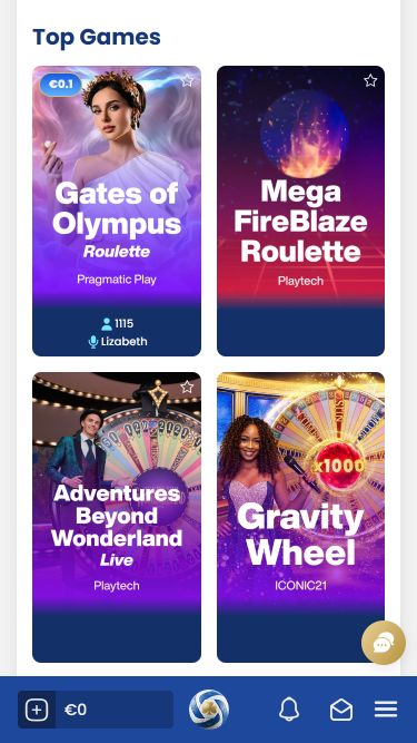 Casino mobile Lukki avec croupier en direct