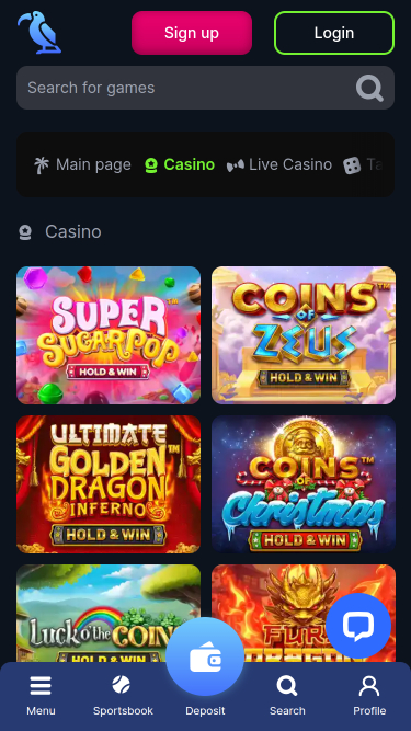 Jeux mobiles de casino Lukkly
